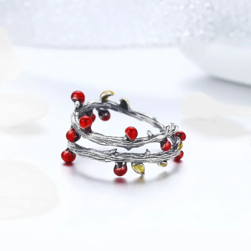 (image for) Pandora Style Silver Autumn Colors Ring - SCR442 - View 3