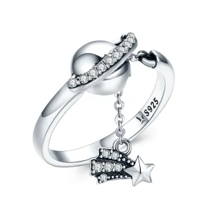 (image for) Pandora Style Silver Bright Galaxy Ring - SCR377