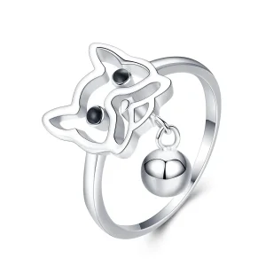 (image for) Pandora Style Silver Bulldog Ring - SCR434