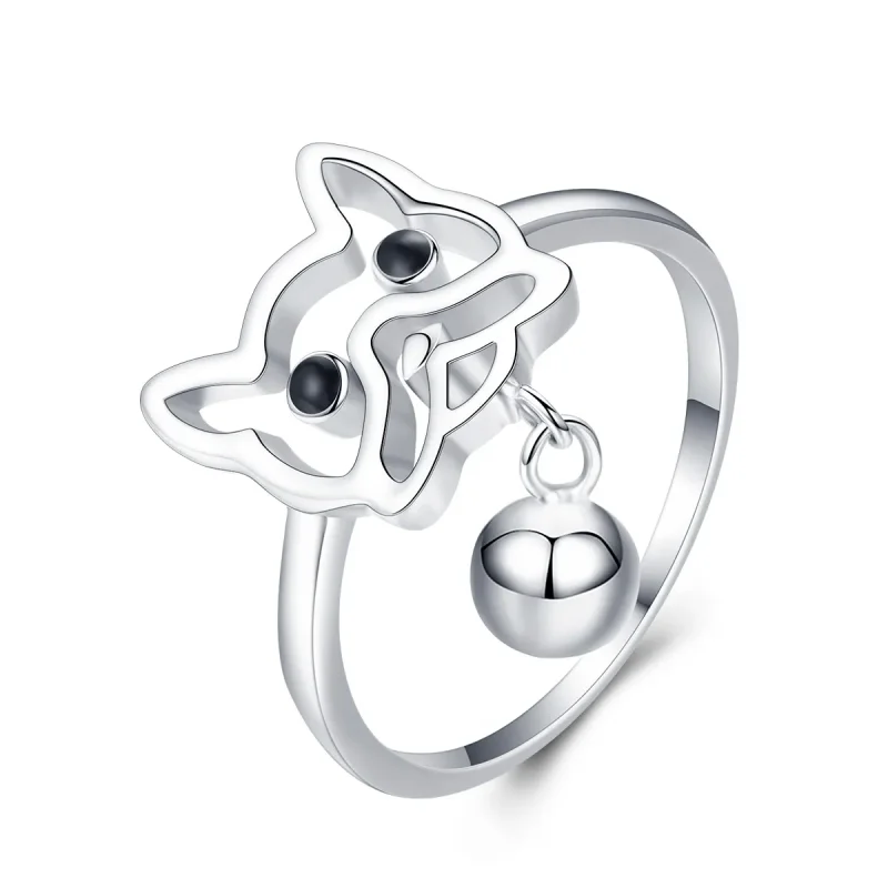 (image for) Pandora Style Silver Bulldog Ring - SCR434
