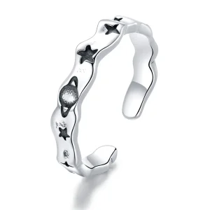 (image for) Pandora Style Silver Celestial Stars Open Ring - SCR678