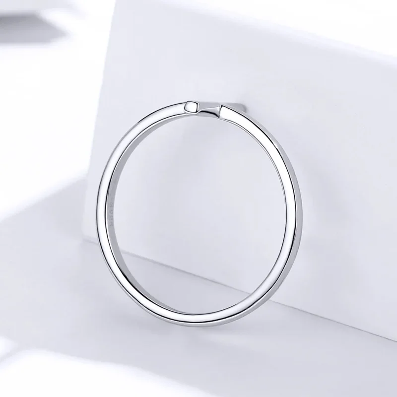 (image for) Pandora Style Silver Cross Ring - SCR562 - View 3