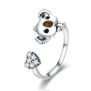 (image for) Pandora Style Silver Cute Fairy Ring - SCR355