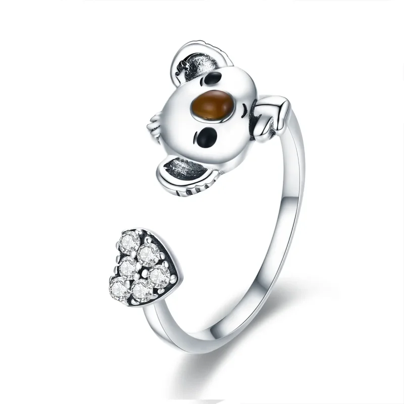(image for) Pandora Style Silver Cute Fairy Ring - SCR355
