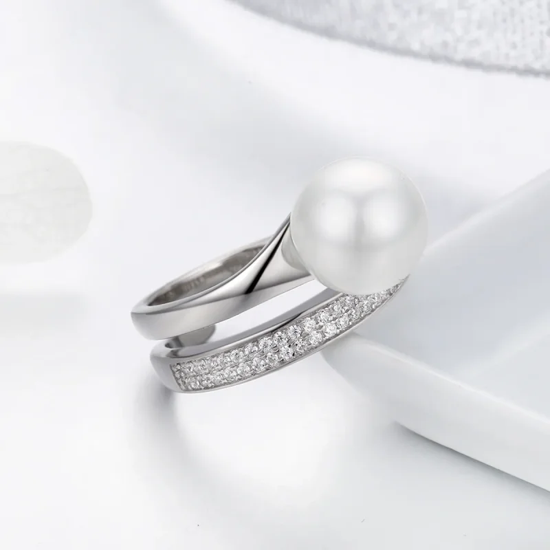 (image for) Pandora Style Silver Declaration of Grace Ring - SCR231 - View 6