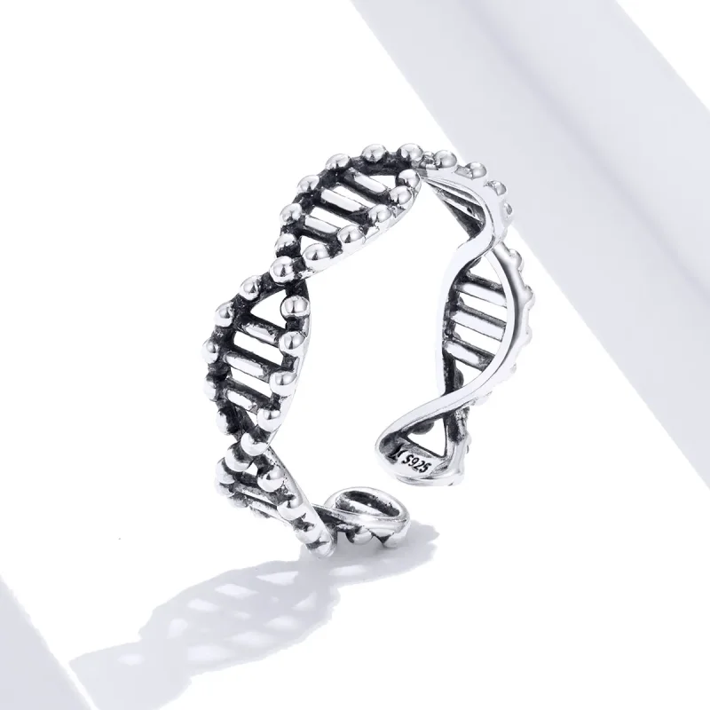 (image for) Pandora Style Silver DNA Open Ring - SCR643 - View 2