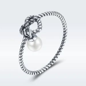 (image for) Pandora Style Silver Elegant Heart Ring - SCR163