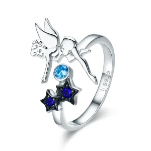 (image for) Pandora Style Silver Fairy of Night Ring - SCR349
