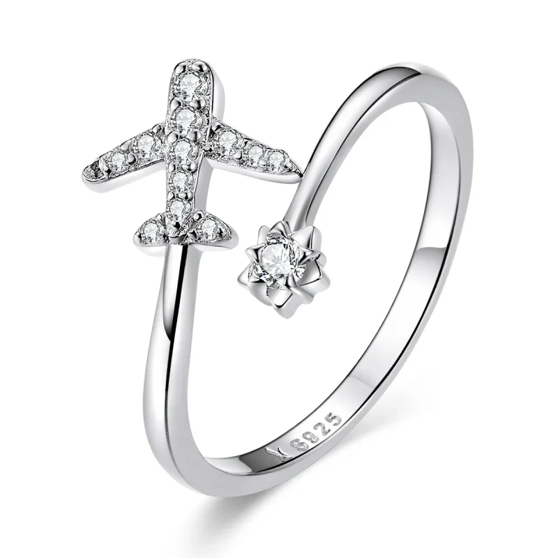 (image for) Pandora Style Silver Faraway Open Ring - SCR623