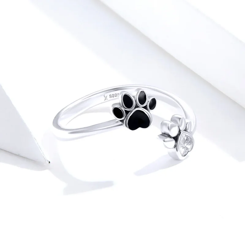 (image for) Pandora Style Silver Friendships Open Ring - SCR605 - View 3