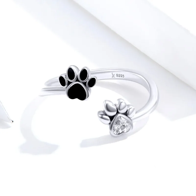 (image for) Pandora Style Silver Friendships Open Ring - SCR605 - View 4