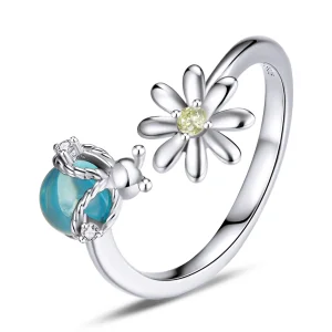 (image for) Pandora Style Silver Garden Open Ring - SCR726