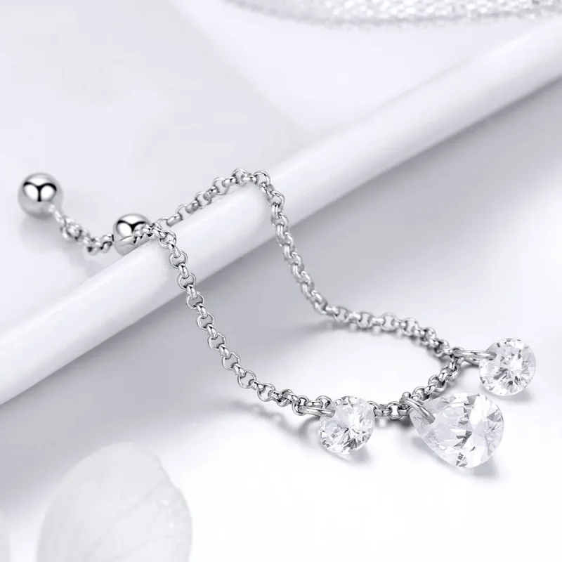 (image for) Pandora Style Silver Glow Ring - SCR485 - View 3