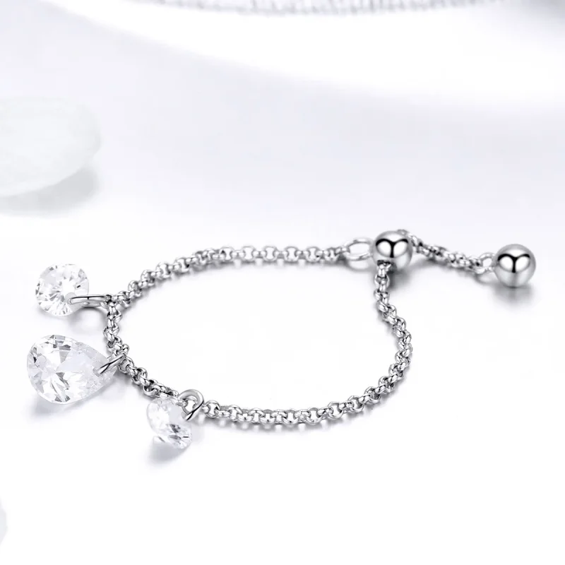 (image for) Pandora Style Silver Glow Ring - SCR485 - View 4