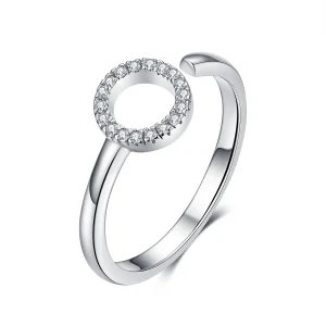 (image for) Pandora Style Silver Halo Open Ring - SCR545