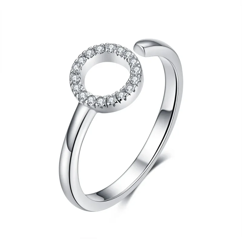 (image for) Pandora Style Silver Halo Open Ring - SCR545