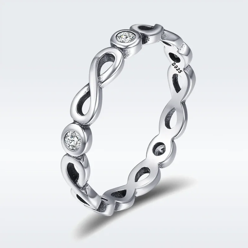 (image for) Pandora Style Silver Infinite Blessing Ring - SCR181