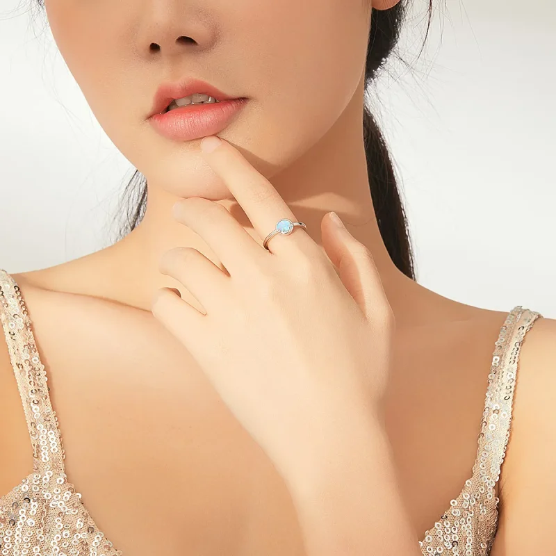 (image for) Pandora Style Silver Kitty In Shine Open Ring - SCR651 - View 5