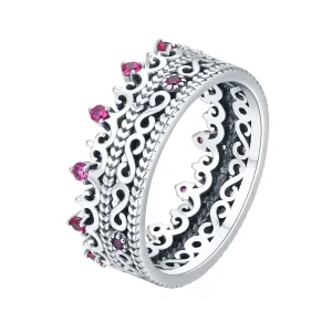 (image for) Pandora Style Silver Laurel Crown Ring - SCR487