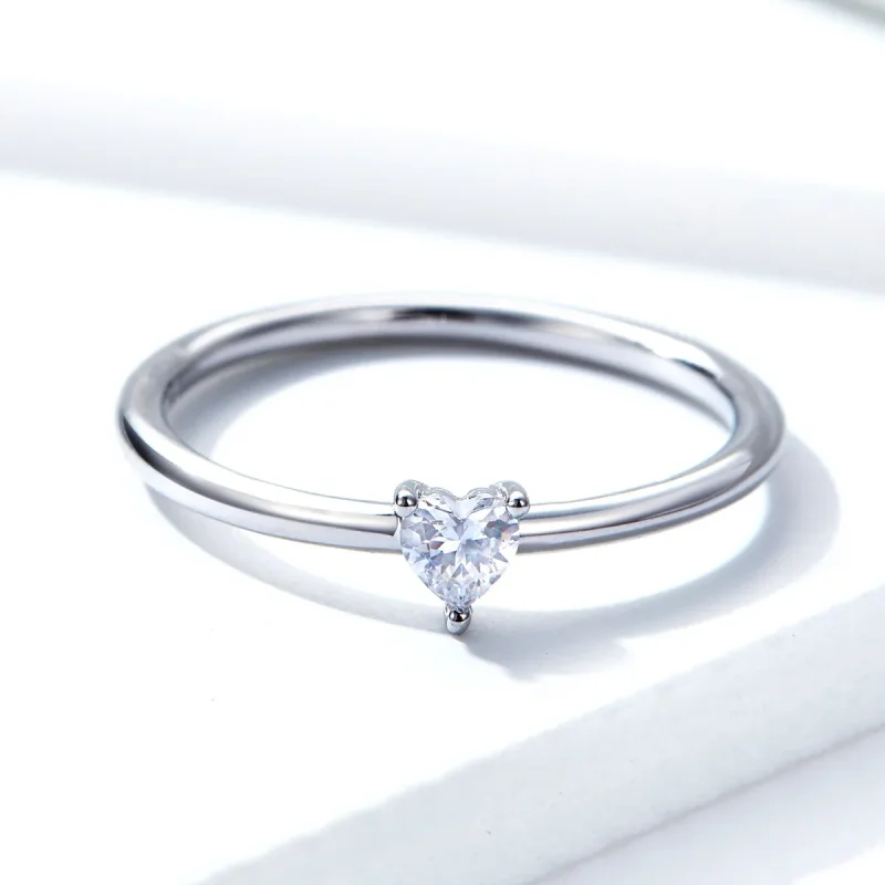 (image for) Pandora Style Silver Little Luck Ring - SCR498 - View 2