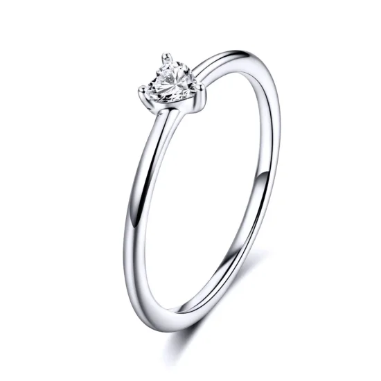 (image for) Pandora Style Silver Little Luck Ring - SCR498