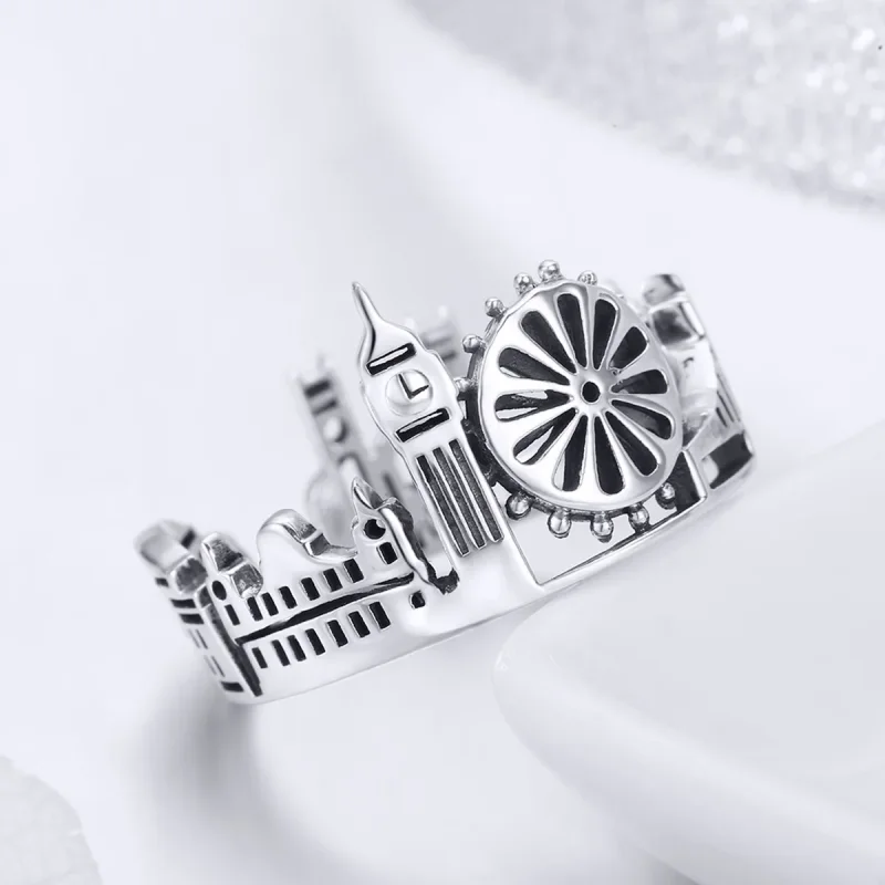 (image for) Pandora Style Silver London Ring - SCR474 - View 2