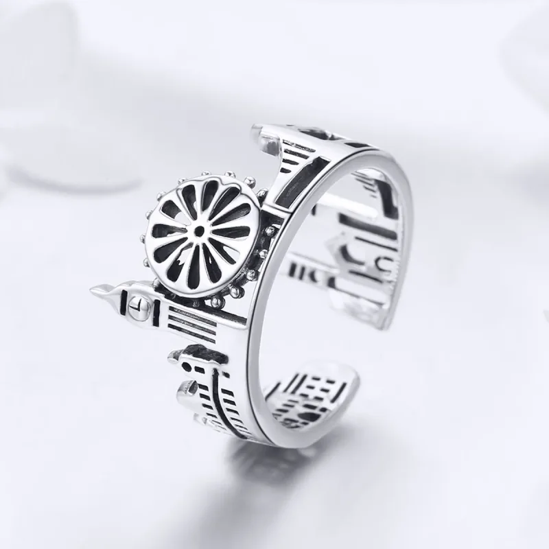 (image for) Pandora Style Silver London Ring - SCR474 - View 3