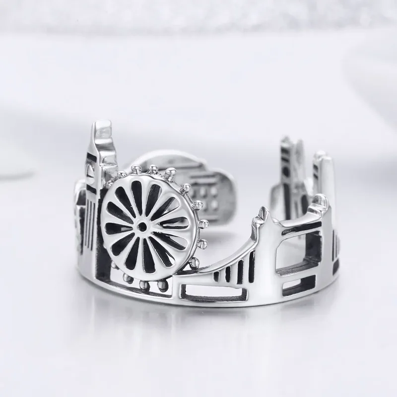(image for) Pandora Style Silver London Ring - SCR474 - View 4