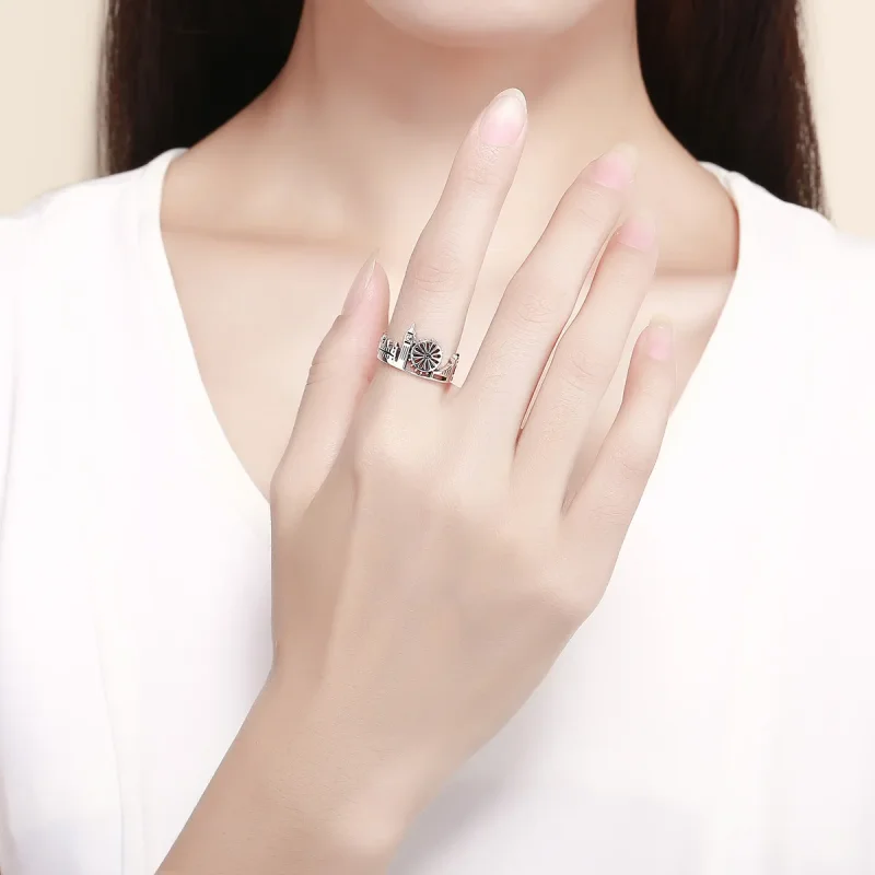(image for) Pandora Style Silver London Ring - SCR474 - View 5