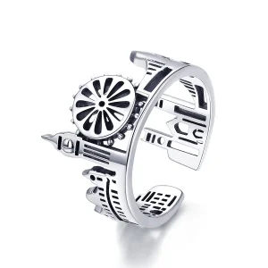 (image for) Pandora Style Silver London Ring - SCR474