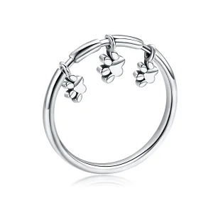 (image for) Pandora Style Silver Love For Pets Ring - SCR394