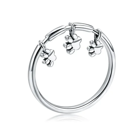 (image for) Pandora Style Silver Love For Pets Ring - SCR394
