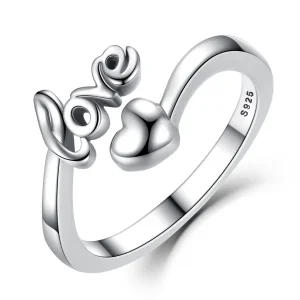 (image for) Pandora Style Silver Love For You Ring - SCR024