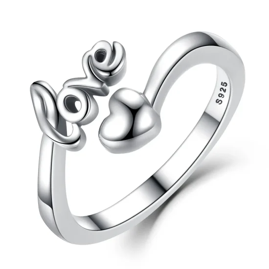 (image for) Pandora Style Silver Love For You Ring - SCR024