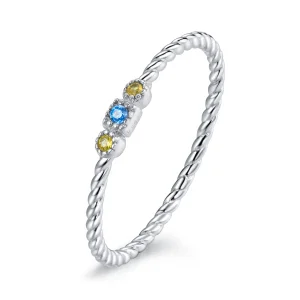 (image for) Pandora Style Silver Love of Rainbow Ring - SCR721