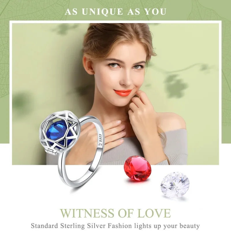 (image for) Pandora Style Silver Love Testimony Ring - SCR492 - View 2
