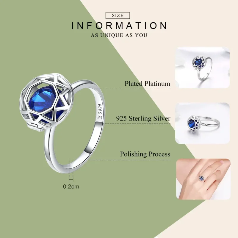 (image for) Pandora Style Silver Love Testimony Ring - SCR492 - View 4