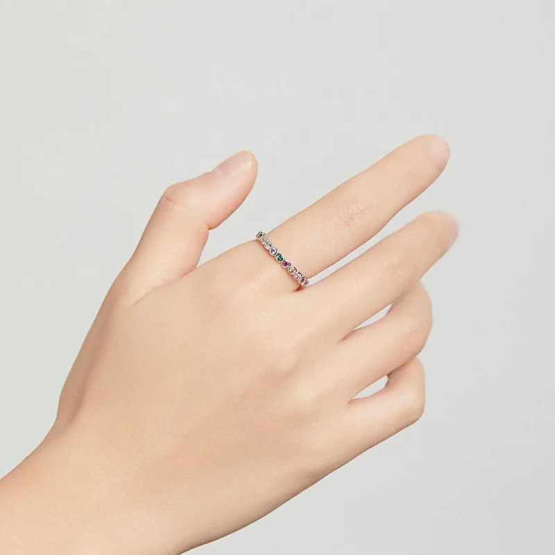 (image for) Pandora Style Silver Lucky Ring - SCR714 - View 7