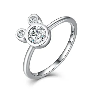 (image for) Pandora Style Silver Mickey Ring - SCR032