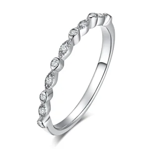 (image for) Pandora Style Silver Minimalism Ring - SCR084