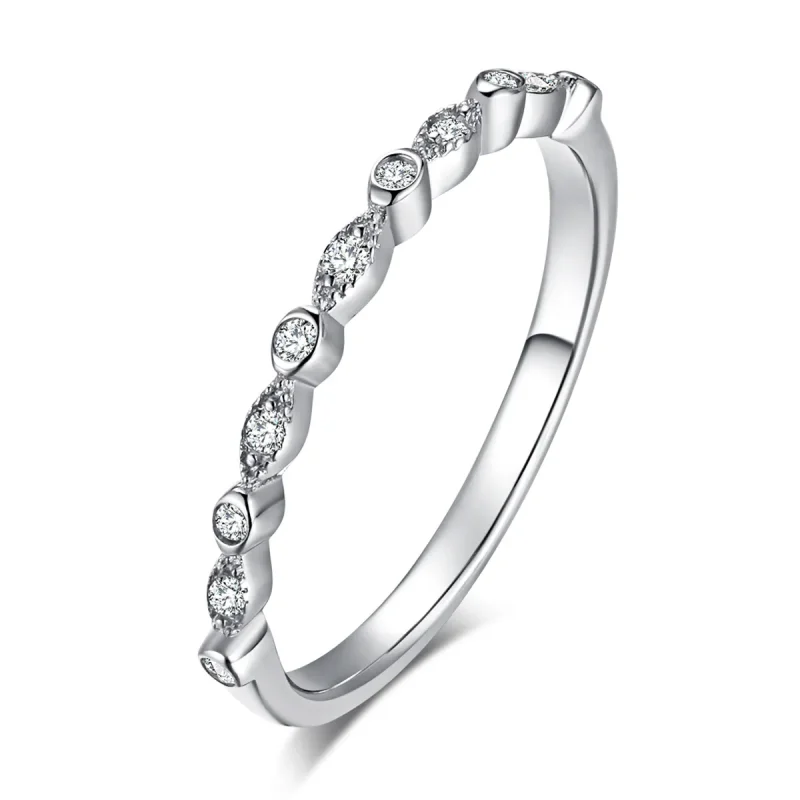 (image for) Pandora Style Silver Minimalism Ring - SCR084