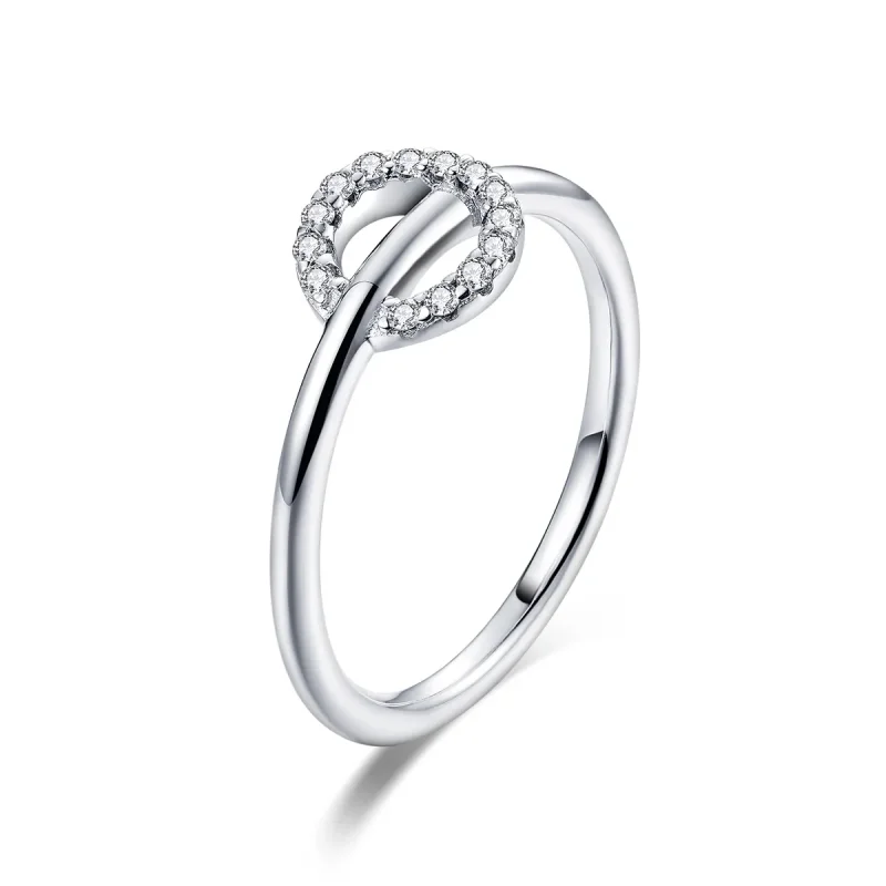 (image for) Pandora Style Silver Only You Ring - SCR495