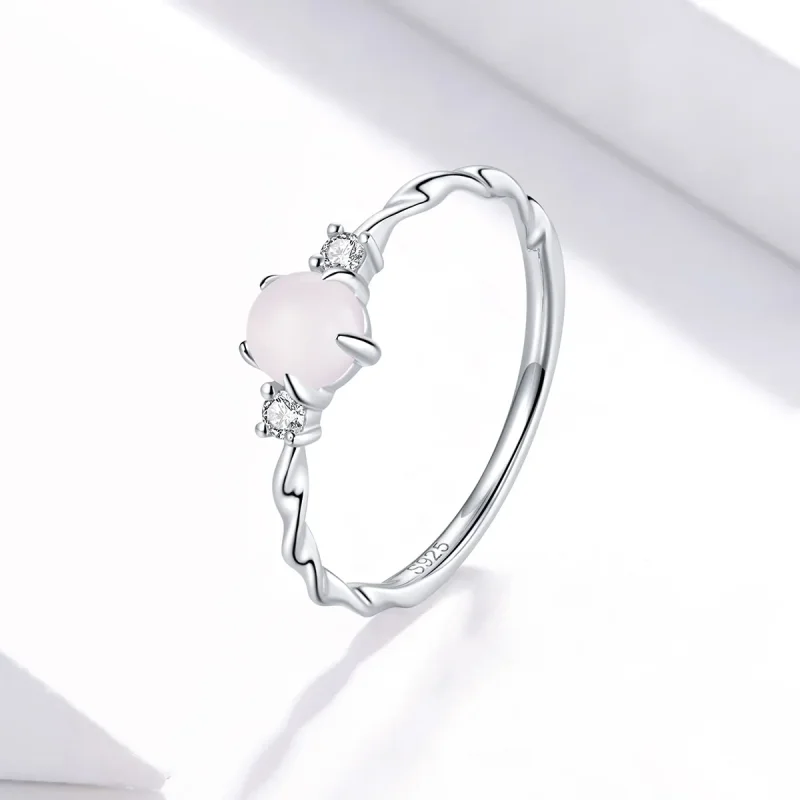 (image for) Pandora Style Silver Pear Ring - SCR689 - View 2