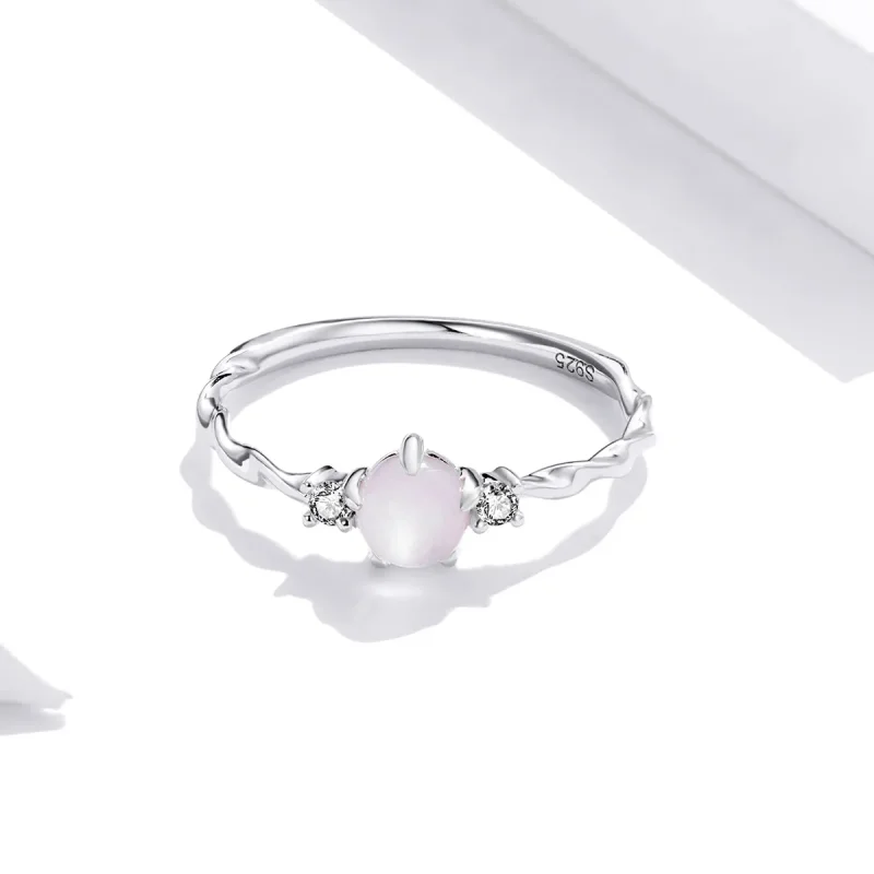(image for) Pandora Style Silver Pear Ring - SCR689 - View 3