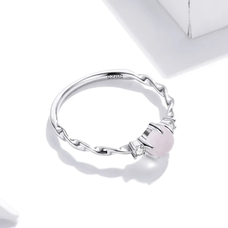 (image for) Pandora Style Silver Pear Ring - SCR689 - View 4