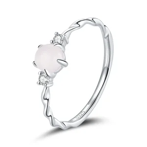 (image for) Pandora Style Silver Pear Ring - SCR689