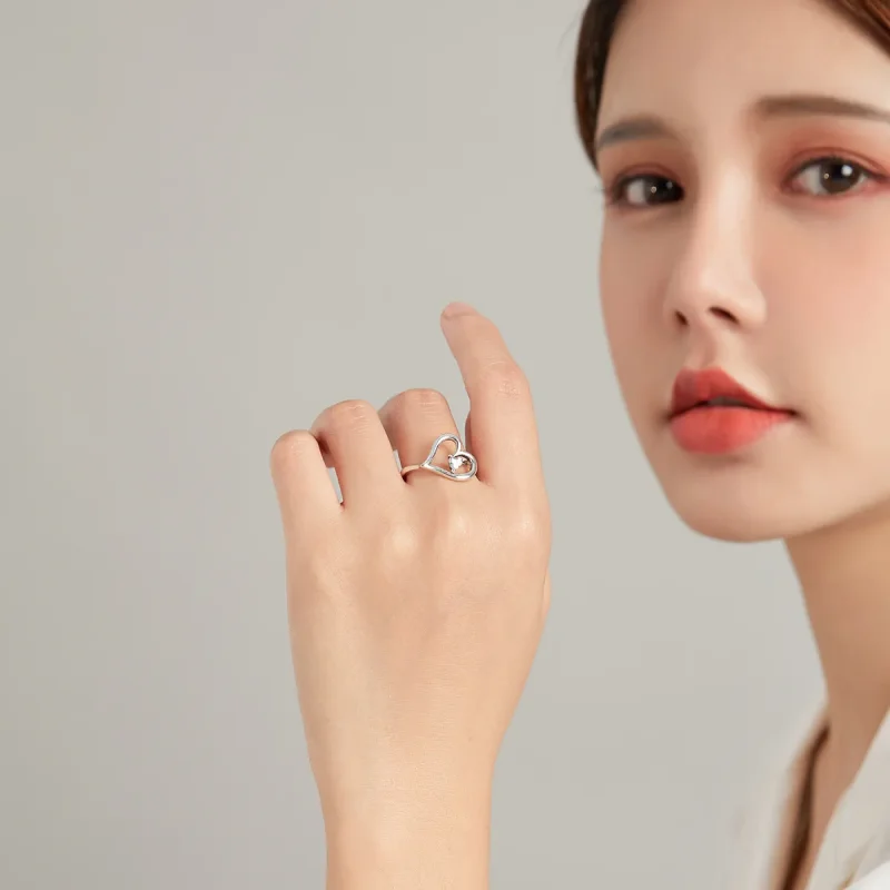 (image for) Pandora Style Silver Shining Wish Ring - SCR700 - View 7