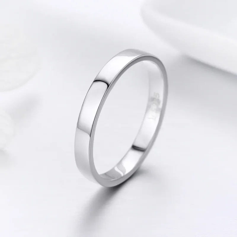 (image for) Pandora Style Silver Simple Feelings Ring - SCR343 - View 6