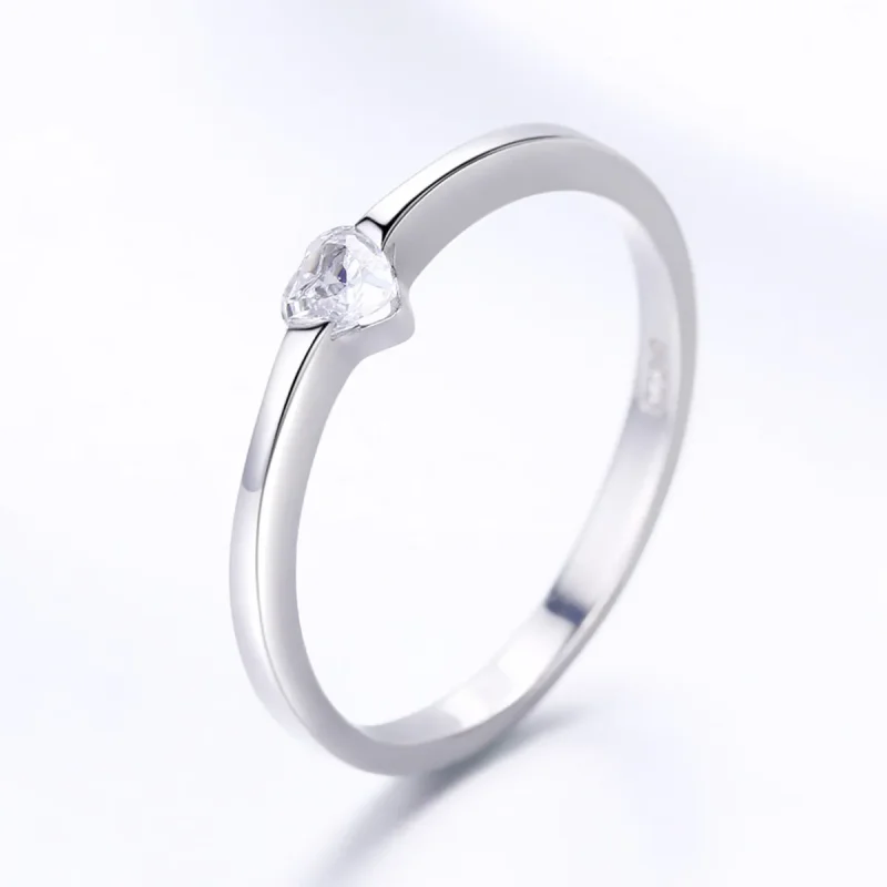 (image for) Pandora Style Silver Simple Grace Ring - SCR450 - View 2