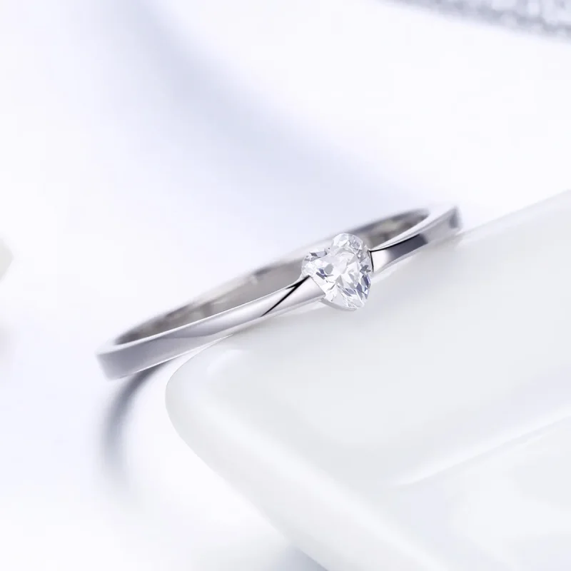 (image for) Pandora Style Silver Simple Grace Ring - SCR450 - View 4